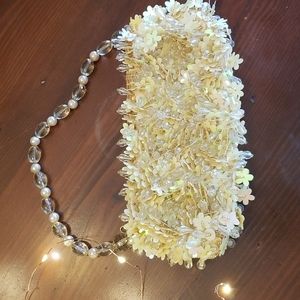 Cute yellow mini purse